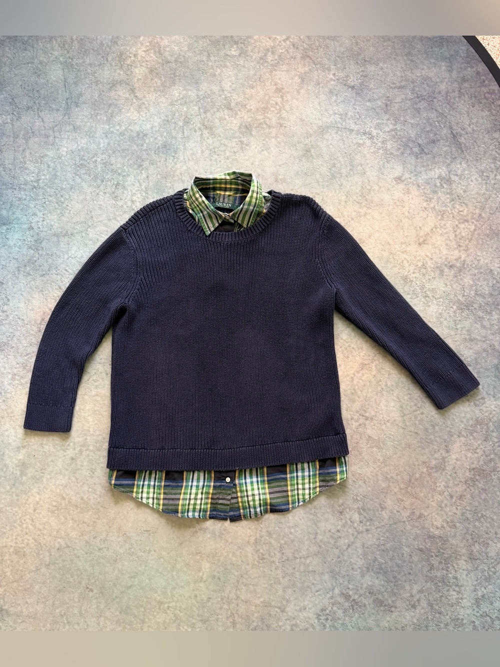 Ralph Lauren Navy Crewneck Sweater